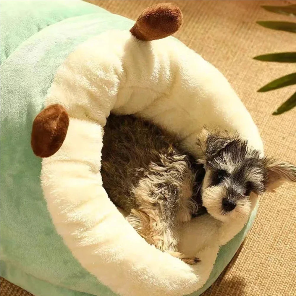 Nid Douillet Cocoon pour Chiens et Chats - Confort Chaud et Apaisant